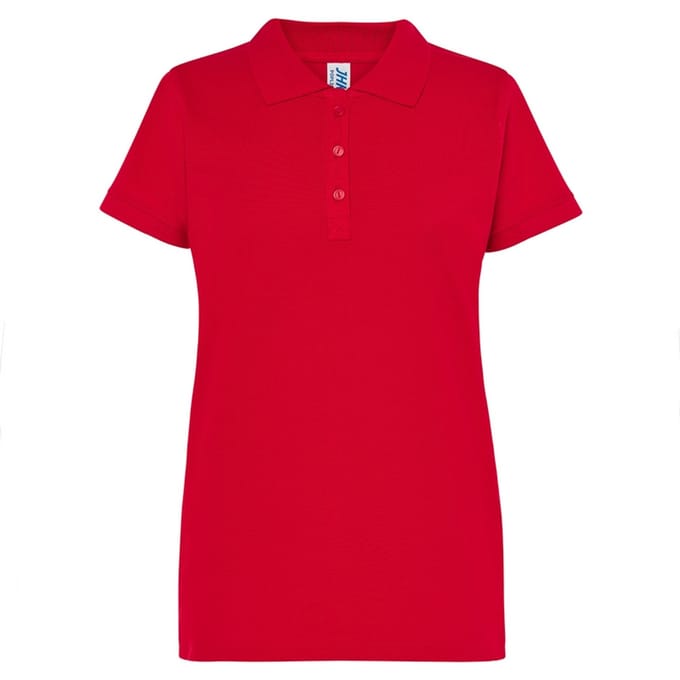 JHK Dames/Dames Regular Poloshirt (Rood)