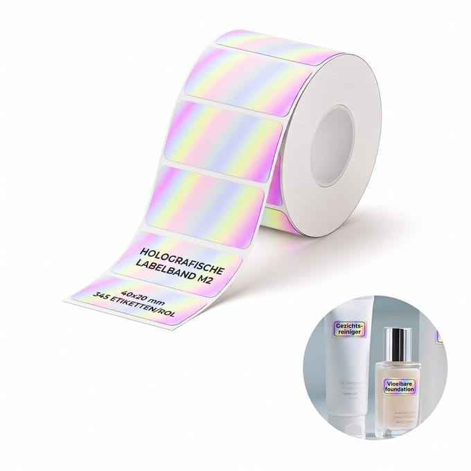 Niimbot - Labels/Etiketten M2 - 40x20mm - 345 vellen - Hologram