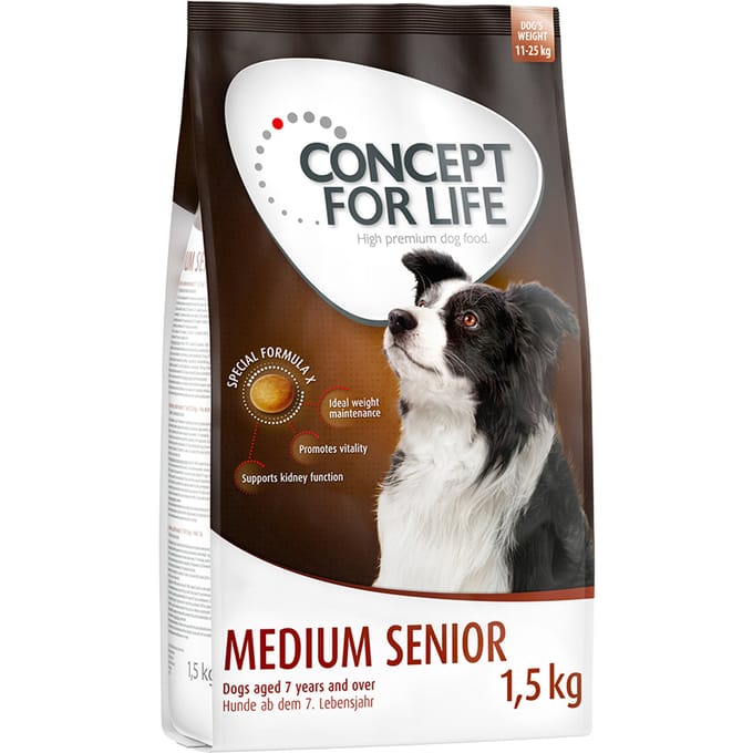 1,5kg Medium Senior Concept for Life Hondenvoer