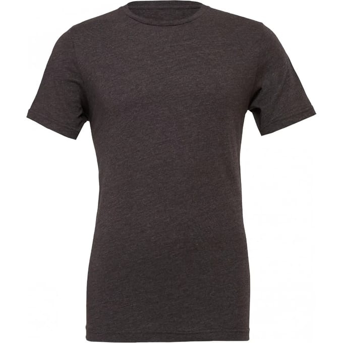Bella+Canvas Unisex Heather CVC Short Sleeve Tee CV3001CVC - Dark Grey Heather - L