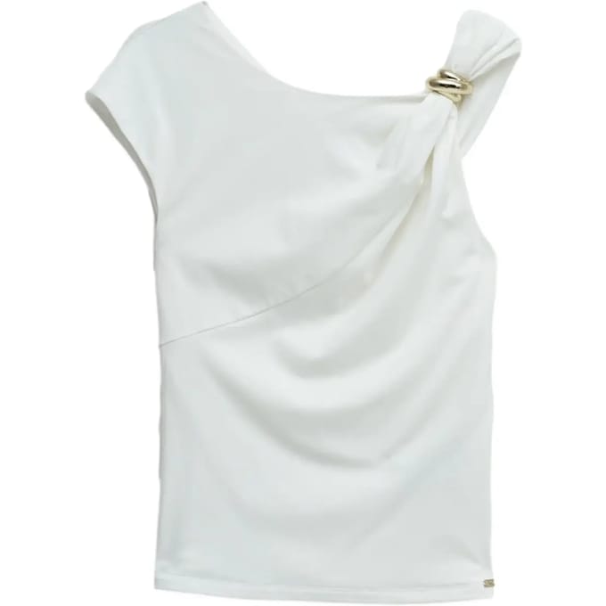 Asymmetrische Hals Tanktop Dames Salsa Jeans