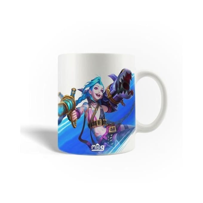 Mug en Céramique - League of Legends - Wild Rift - 30cl - Compatible Lave-Vaisselle - Blanc