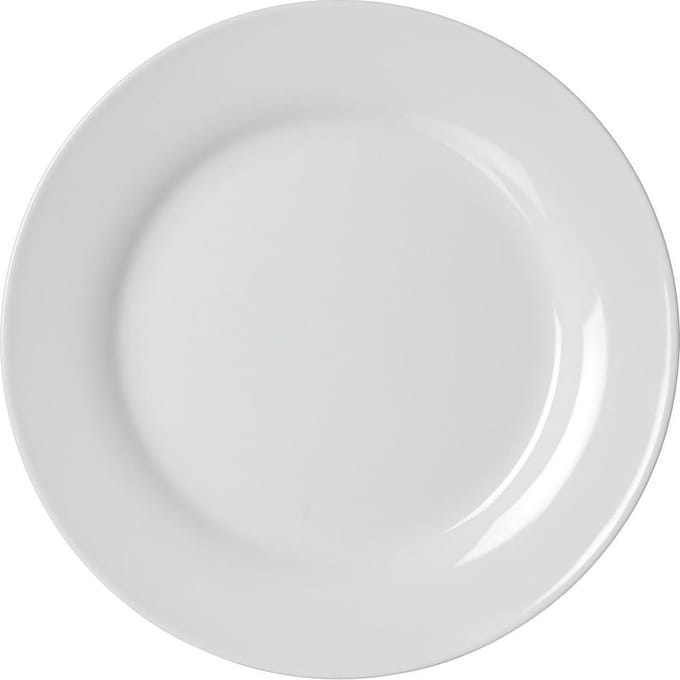 Snap by R & B 6 stuk Dinerbord "BIANCO", porselein