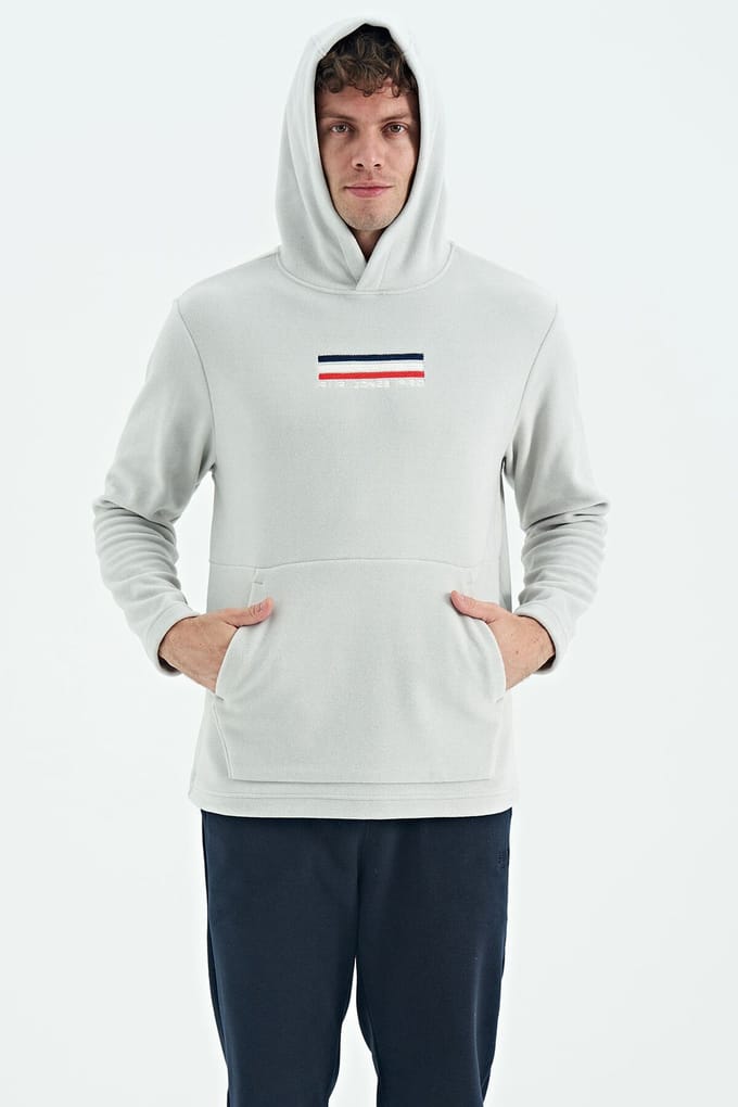 Heren Hoodie met Bedrukt Logo