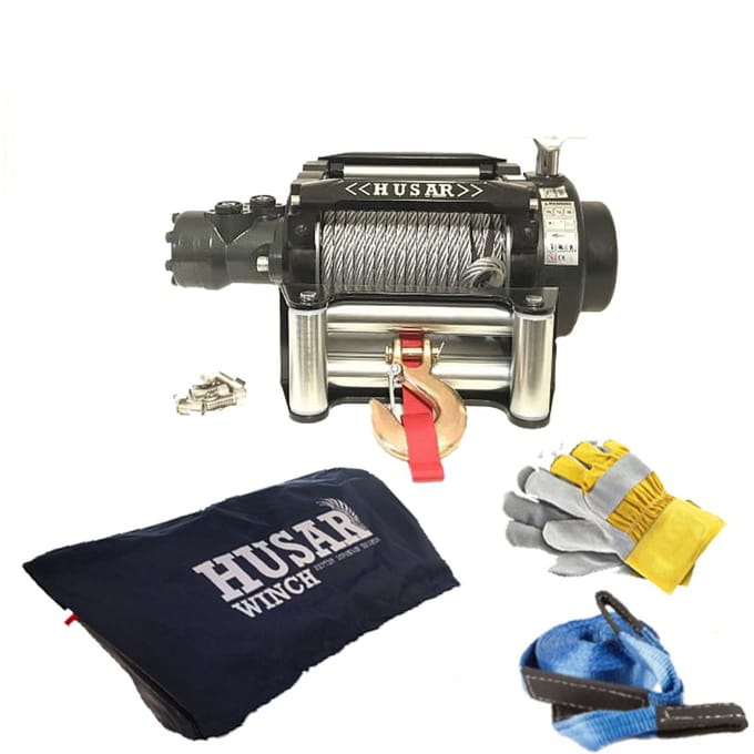 Kabellier voor montages en speciale voertuigen HUSAR WINCH BSTH15000LBSKIT1