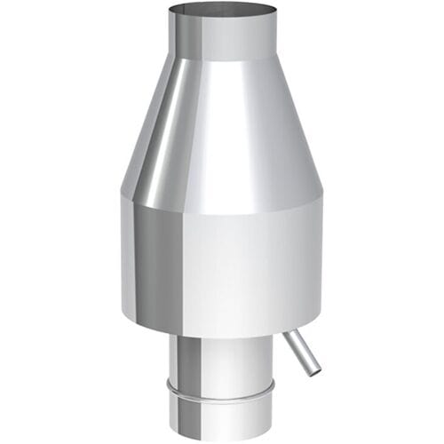 GGM Gastro Deflektorhaube - Ø 200 mm Zilver
