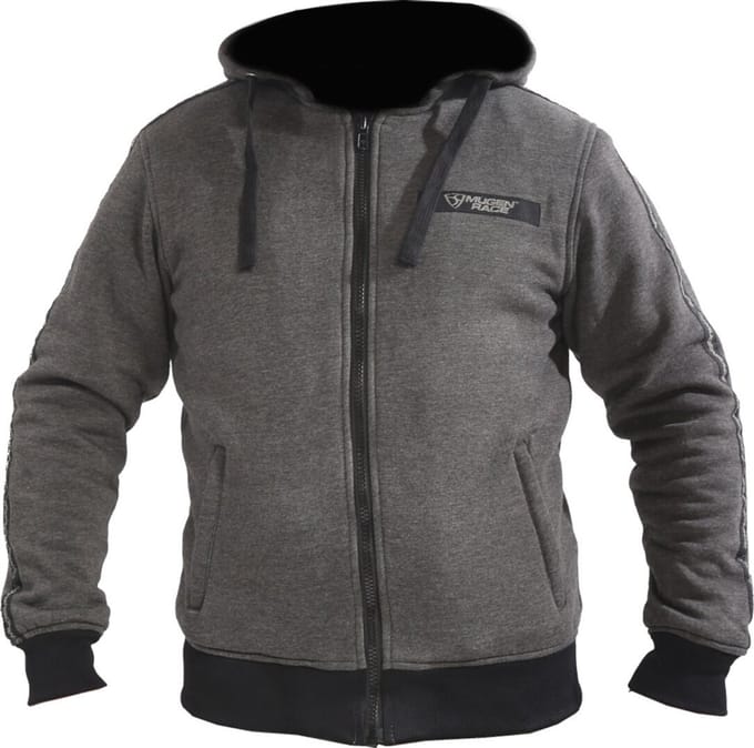 MUGENRACE Manyo Grijze Motor Hoodie - Jas