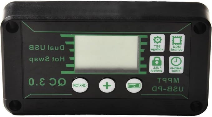 Digitale Display MPPT Solar Laadregelaar Geoptimaliseerd Voor Maximum Power Oogst Van Zonnepanelen 12V 24V Systemen (30A)