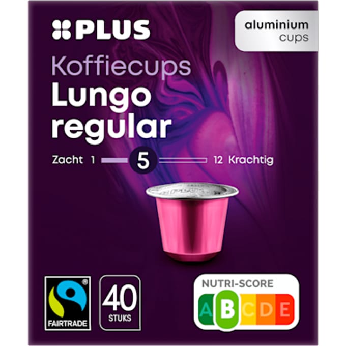 Koffiecups lungo regular Fairtrade