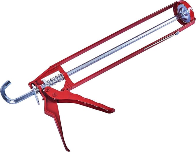 Kitpistool - Kitspuit - Afwerken & Dichten - Robuust Ontwerp - 28 cm - Transparant