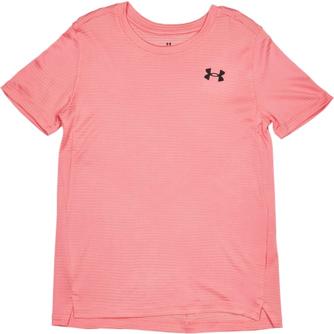 Under Armour Tech T-shirts Kinder - Roze - Maat 149 - 160 CM - Poly Jersey