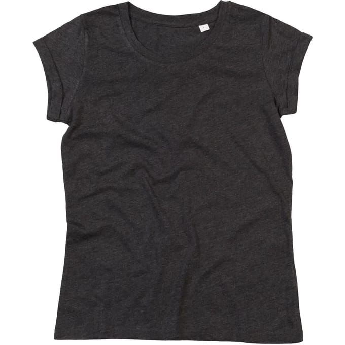 Vrouwen T-shirt met omgeslagen mouwen Mantis