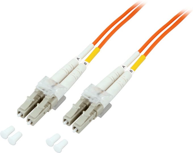 Glasvezel kabel 50 meter LC OM2 Oranje