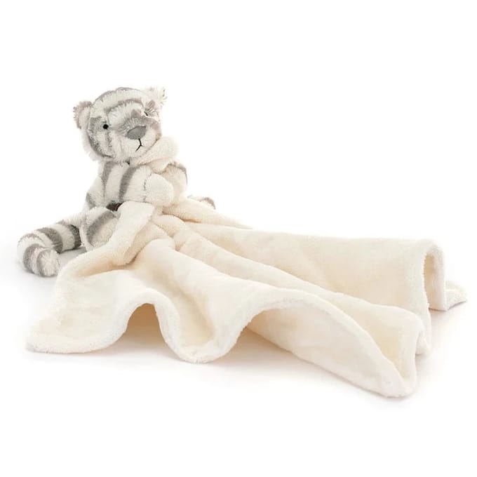 Jellycat knuffeldoekje en knuffel Bashful Snow Tiger