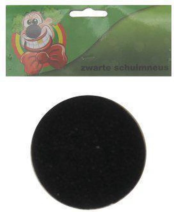 Schuimneus Micky zwart