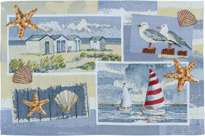 TWEE Placemats - Placemat beach house - 32 x 48 cm - Sander