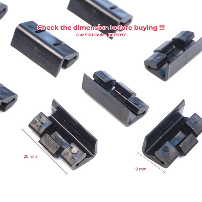 BCF5077 10 Stuks Dakgootlijst Klem voor BMW 5 Serie E34 7 Serie E32 E38 51131924953