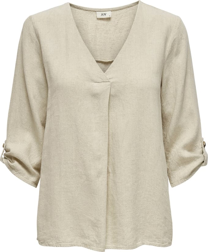 JDY Say Linnen V-Neck Top Dames - Maat M