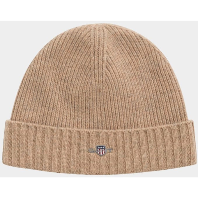 Gant Muts Beige UNISEX. SHIELD WOOL BEANIE 9910023/296