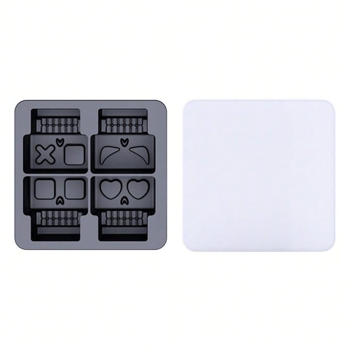 Moule à Glaçons Crâne en Silicone Créatif Machine à Glaçons pour Whisky Glaçon Silicone Moule à Glaçons noir