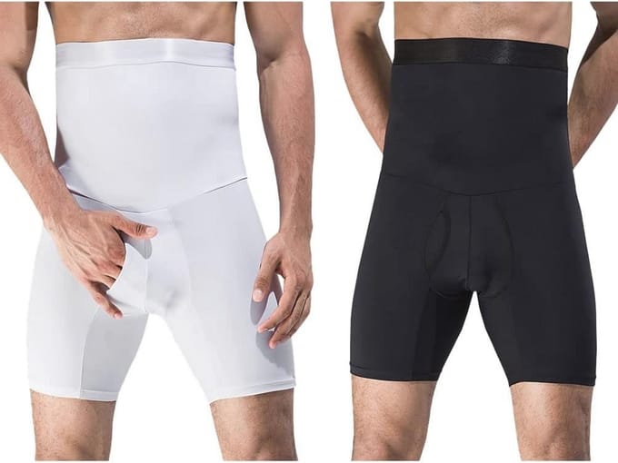 Heren Bodyshaper Boxershorts met Buikweg-effect en Taille Controle