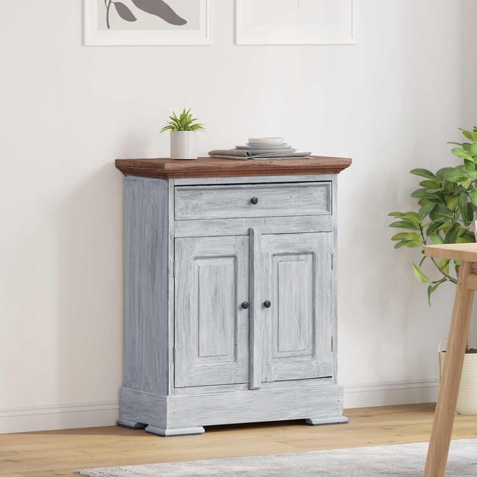 vidaXL Opbergkast 63 x 30 x 79 cm Massief Mahoniehout