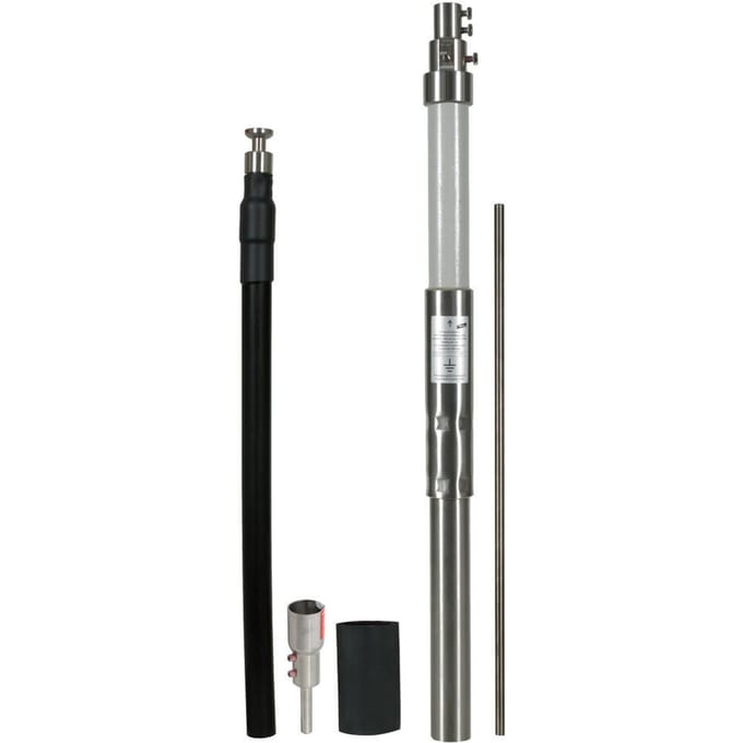 Dehn HVI stroomgeleider D27mm Cu kit met steunbuis L3500mm - 819430