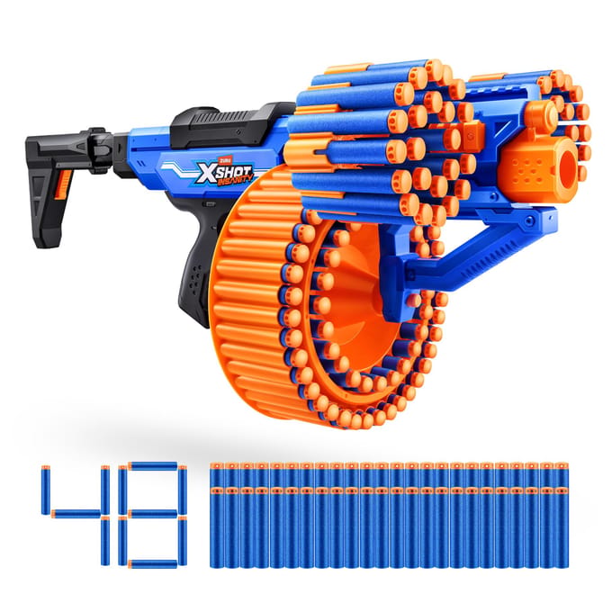 ZURU X-Shot insanity blitz hammer + 48 darts