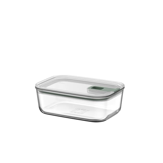 Mepal Glazen Vershouddoos EasyClip - 1 l - Glazen vershoudbakjes met schuifsluiting - Geschikt voor magnetron. (stoom)oven. koelkast en vriezer - Nordic sage