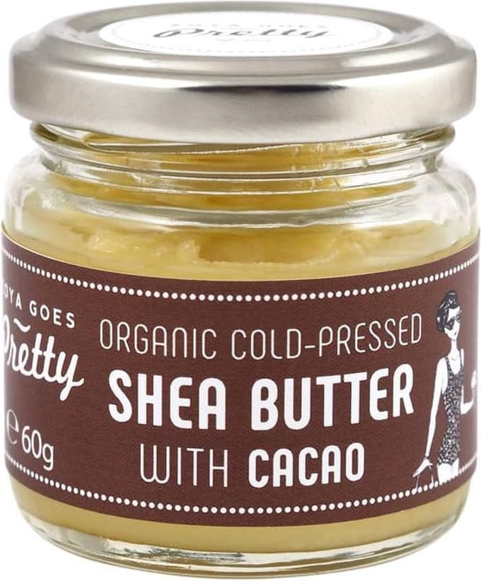 Organic Cold Pressed Shea Body Butter met Cacao - 60 gram