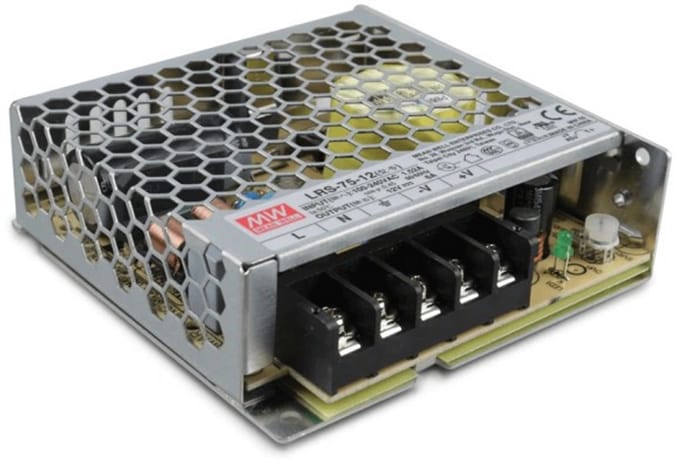 Mean Well professionele voeding 12V-75W LRS-75-12