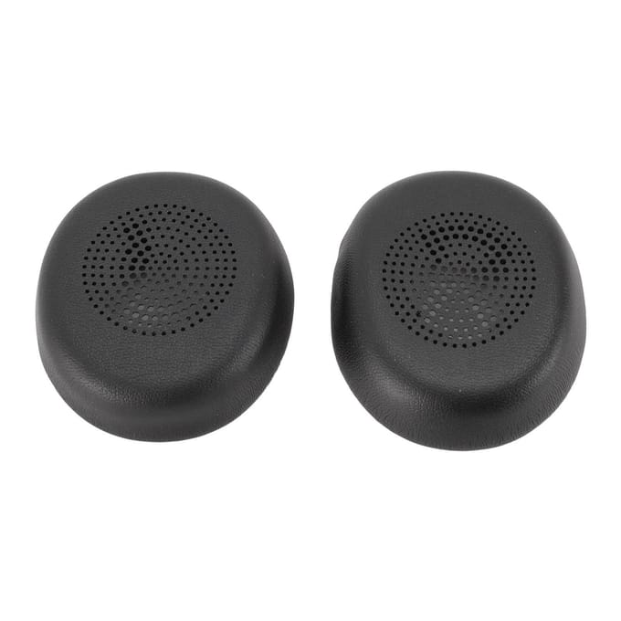 Vervangende oorkussens voor Evolve2 30 headset Eiwitleer Memory Foam Spons Koptelefoon Oorkussens black