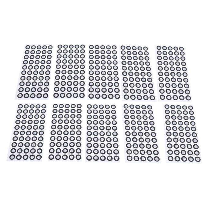 500 Stuks 3D Scan Tracking Punt 3D Scanning Marker 6 Mm Id 10 Mm Ad Referentiepunt Diffuse Reflectie Markers 3D Scan Tracking Punten