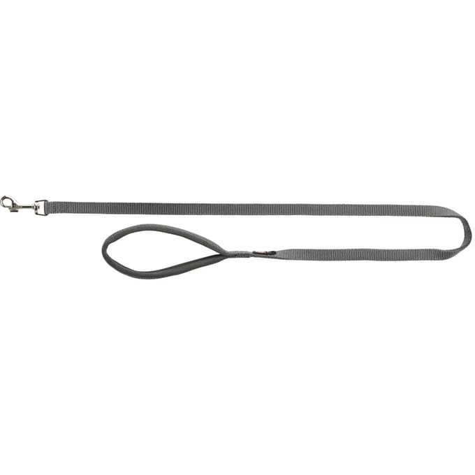 Trixie Premium riem M-L: 1,00 m/20 mm grafiet
