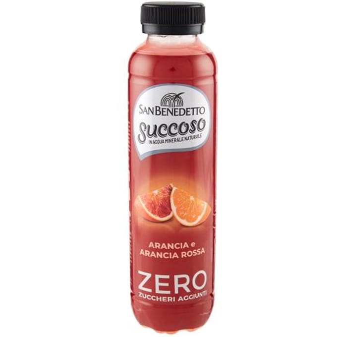 Boisson orange et orange sanguine - san benedetto - 0,4 l zéro sans sucre
