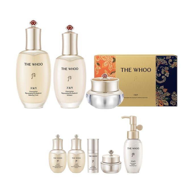 THE WHOO Cheongidan Verjongende Pro-Straling Speciale Set beige