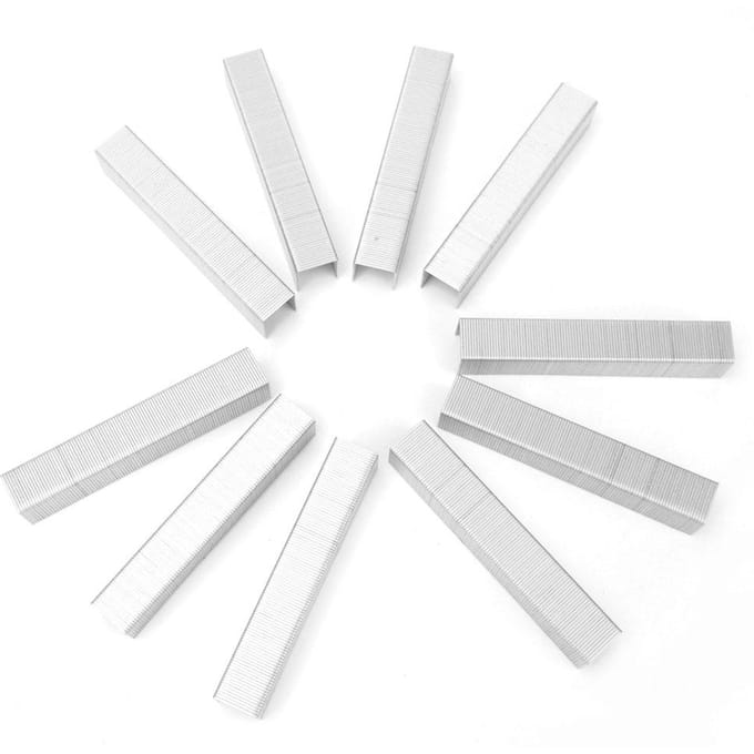 1000 pièces 23 13 Puissance de Pénétration Forte Agrafe Robuste Fournitures de Bureau white