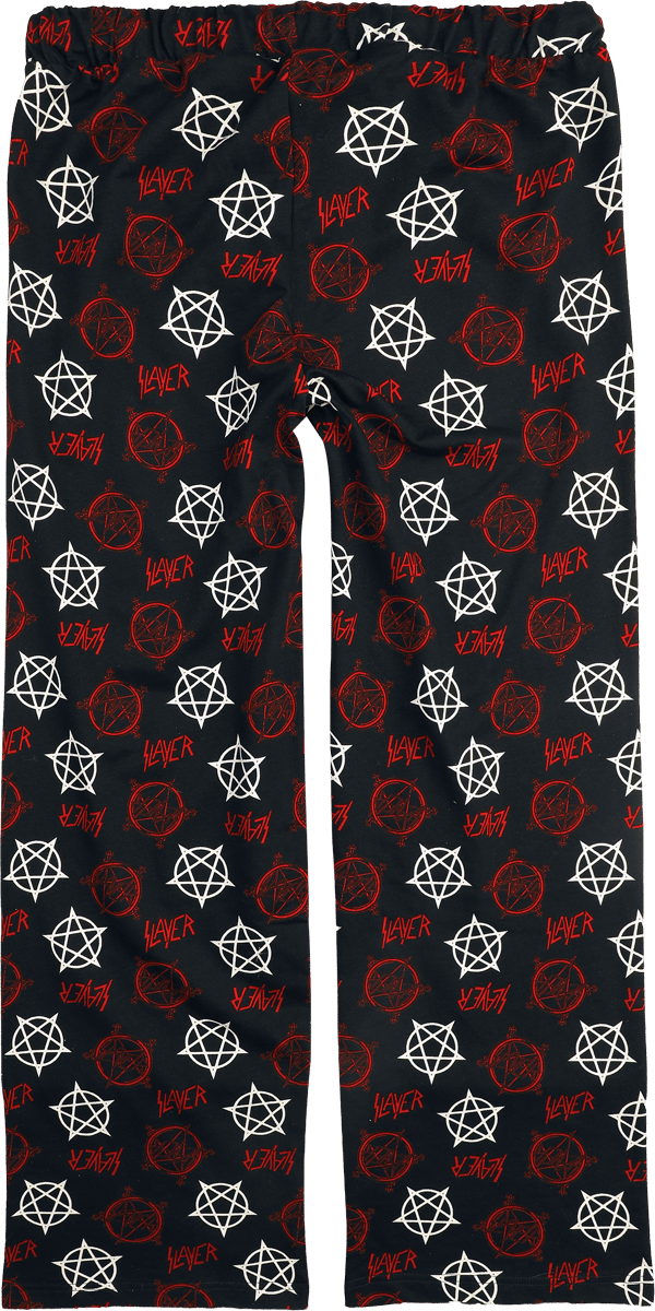 Slayer Stoffen broek - Freizeithose - M tot 3XL - voor Mannen - zwart