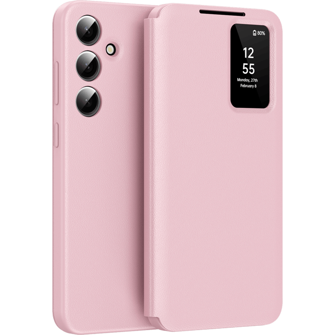 CaseBody Samsung Galaxy S25 Plus Smart Cover Roze