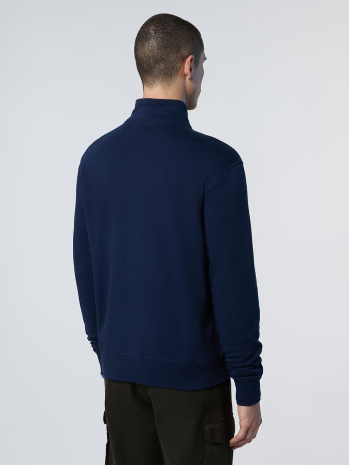 North Sails Sweatshirt Volledige ritssluiting met logopatch