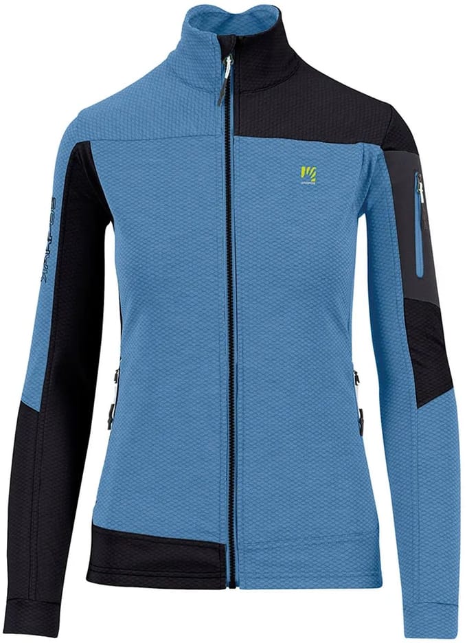 Karpos Cherz Fleece Met Volledige Rits Blauw S Vrouw