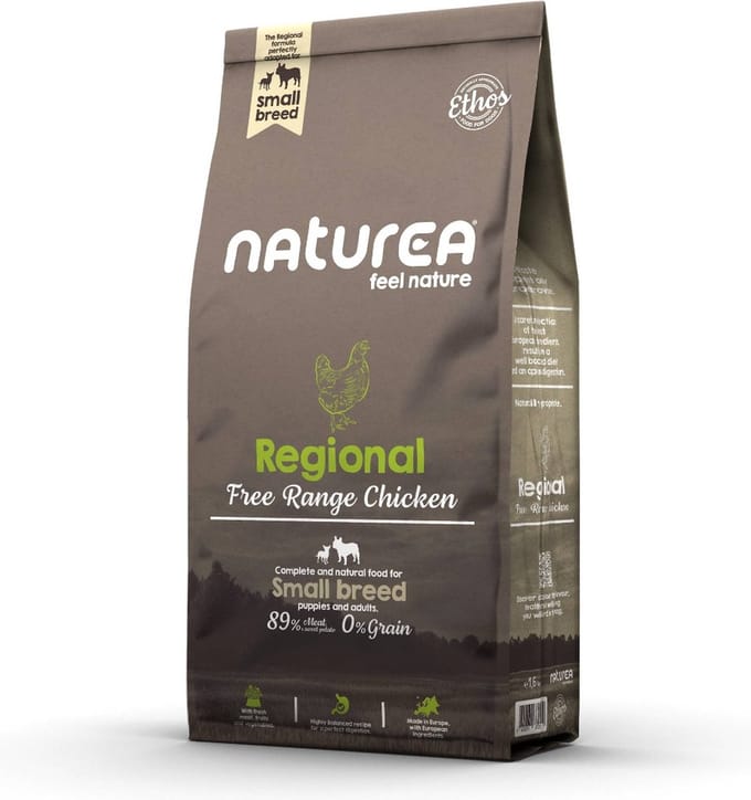 Naturea Grainfree Dog Ethos Regional Free Range Chicken Small Breed 1,6 kg - Hond