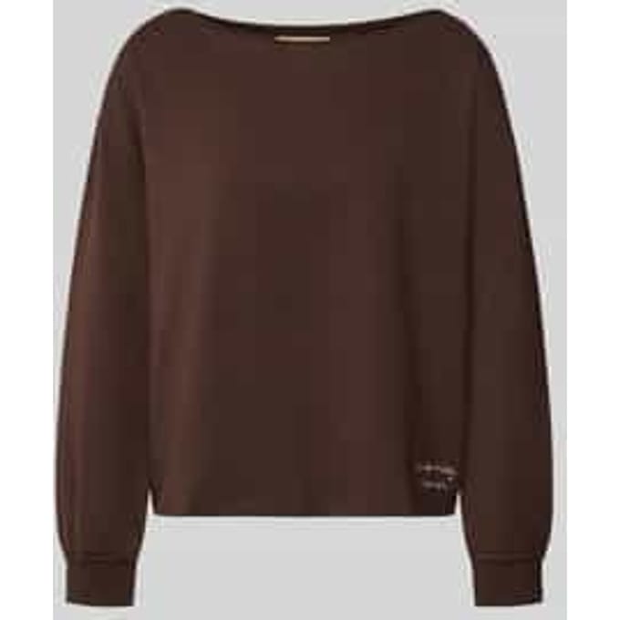 relaxed fit pullover van katoenmix