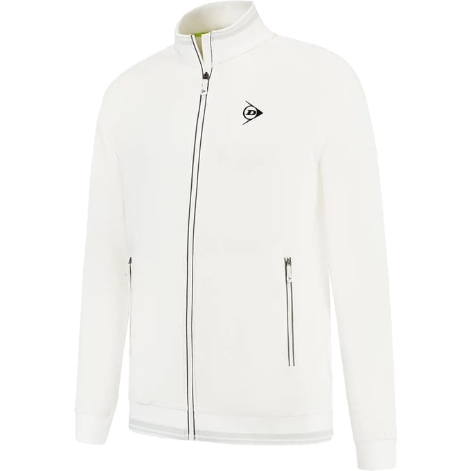 Dunlop Club Knitted Trainingsjack Jongens-Wit