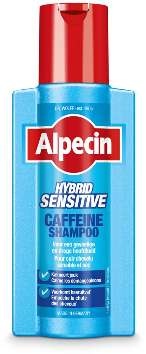 Alpecin - Shampoo Hybrid Caffeine - 3 x 250 ml - Voordeelverpakking