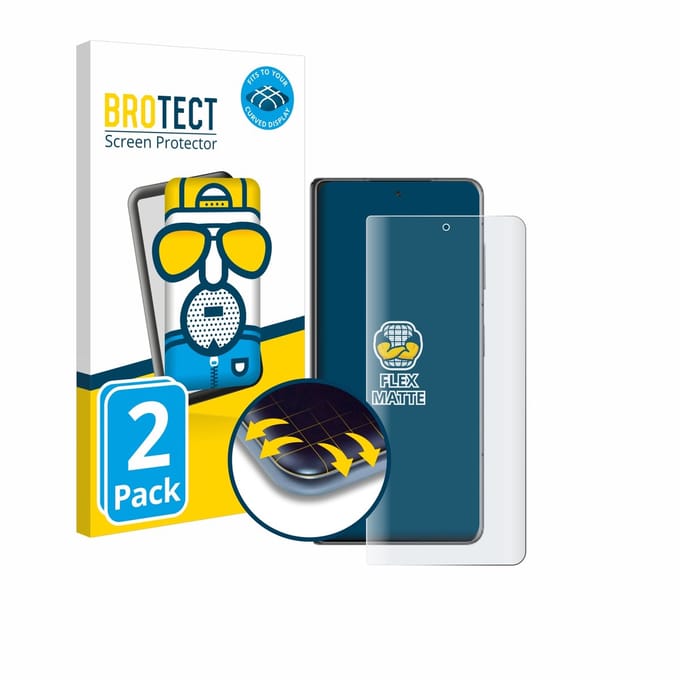 BROTECT - Screenprotector voor Honor Magic V3 - Folie Beschermfolie matte volledig dekking 2 Stuks
