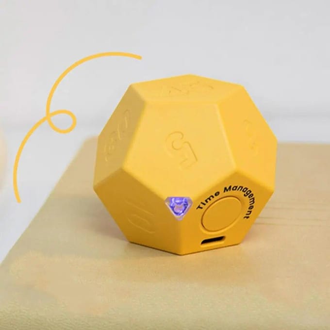 Time Ball oplaadbare mini-timer, eenvoudig te gebruiken met dubbele wekkermodus, Pomodoro Timer kookbenodigdheden