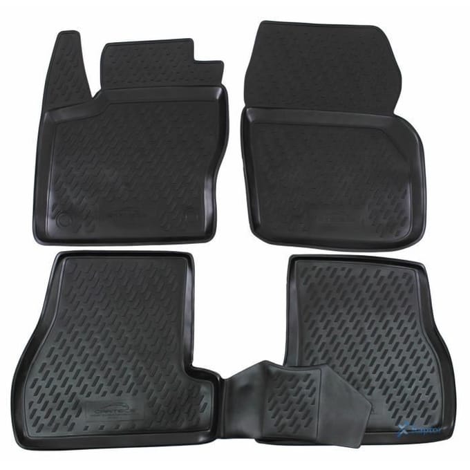 J&amp;J AUTOMOTIVE | Tapis De Sol En Caoutchouc 3D Exclusive Pour Ford Focus 3 2010-2018 zwart