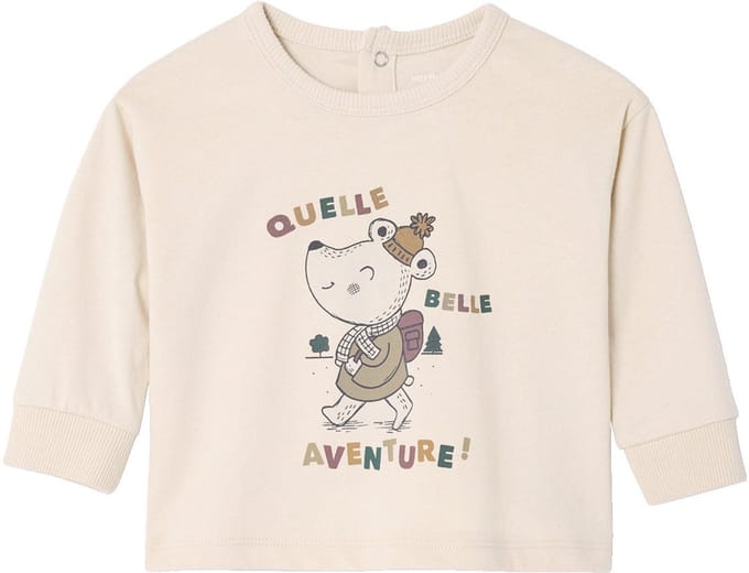 Vertbaudet T-shirt baby met lange mouwen en muizenprint