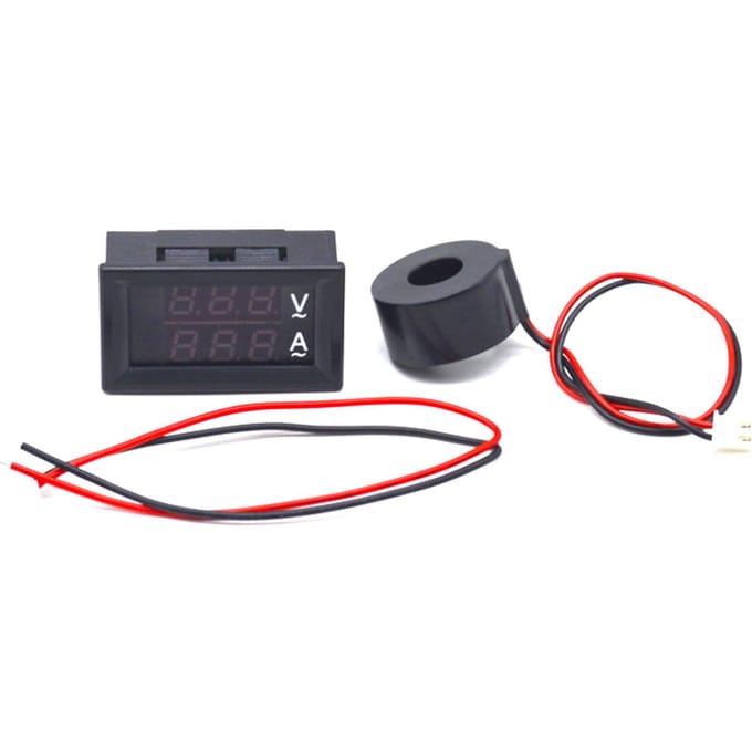 Digitale Dubbele Kleur Blauw & Rood LED Display Voltmeter Amperemeter Spanning Stroom Indicator met 100A